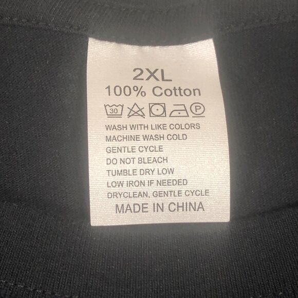 Sh*t I Don't Have Time For Graphic Cotton T-Shirt Unisex Black 2XL Sarcastic - Picture 4 of 4